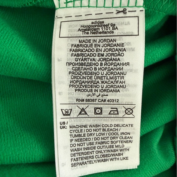 Adidas Firebird Originals Track Pants Green/White NWT Size S - Picture 8 of 9